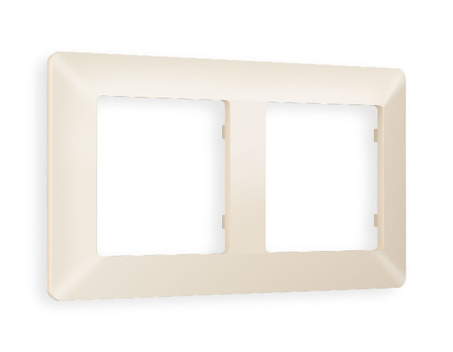 Рамка двухместная Ambrella Volt Line AF110332