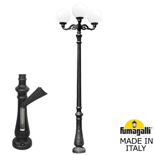 Парковый фонарь Fumagalli Globe G30.202.M30.AYF1R Парковый фонарь Fumagalli Globe G30.202.M30.AYF1R