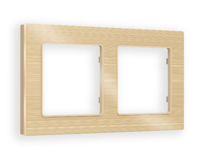 Рамка двухместная Ambrella Volt Platos AF550302 Рамка двухместная Ambrella Volt Platos AF550302