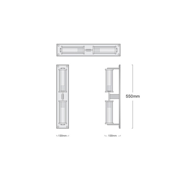 Настенный светильник ImperiumLoft Alouette linear sconce 140565-26 Настенный светильник ImperiumLoft Alouette linear sconce 140565-26
