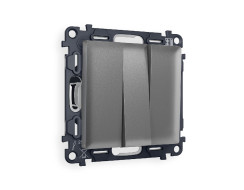 Комплект механизма 3-кл выключателя Ambrella Volt Alfa MA655010