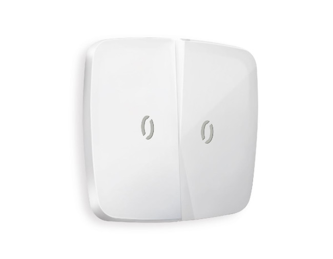 Лицевая панель для выключателя двухклавишного с подсветкой Ambrella Volt Omega OP1040 Лицевая панель для выключателя двухклавишного с подсветкой Ambrella Volt Omega OP1040