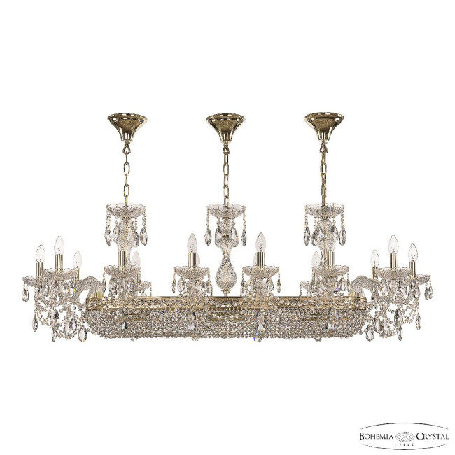 Подвесная люстра Bohemia Ivele Crystal 1453/14/195/1000 G