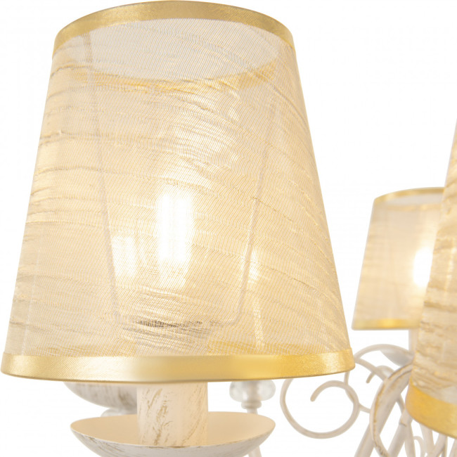 Подвесная люстра Arte Milano 347620/5 WT+G Подвесная люстра Arte Milano 347620/5 WT+G