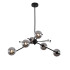 Люстра 9303P-6 black/smoky