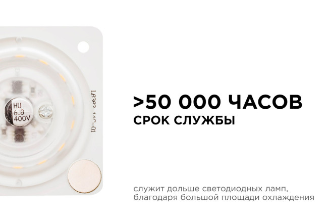 Светодиодная плата Apeyron 220В 2835 12Вт 6500К IP20 02-14 Светодиодная плата Apeyron 220В 2835 12Вт 6500К IP20 02-14