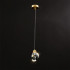 Подвесной светильник Delight Collection Crystal rock II 9701P/1 brass Подвесной светильник Delight Collection Crystal rock II 9701P/1 brass