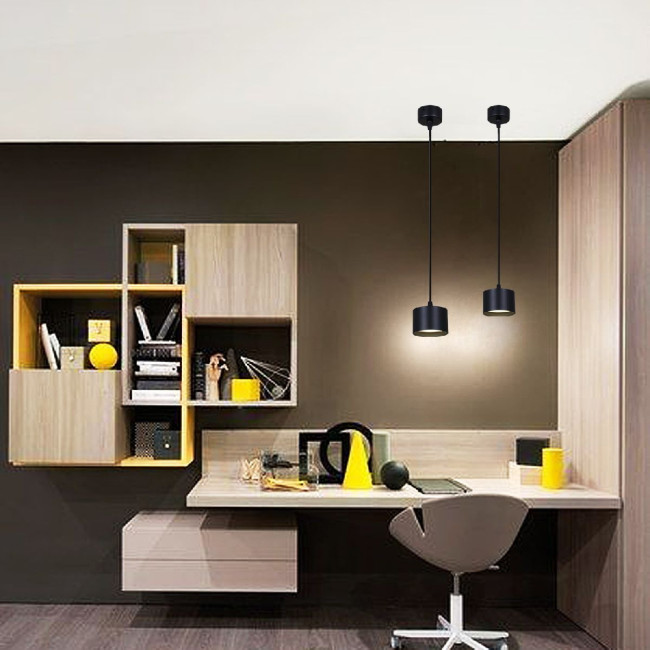 Подвесной светильник Reluce 53006-0.9-001LD GX53 BK Подвесной светильник Reluce 53006-0.9-001LD GX53 BK