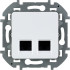 Розетка компьютерная двойная RJ45 Legrand Inspiria 673840 Розетка компьютерная двойная RJ45 Legrand Inspiria 673840