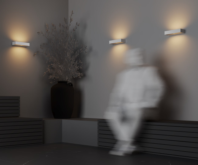 Уличный настенный светильник Maytoni Lot O428WL-L20W3K