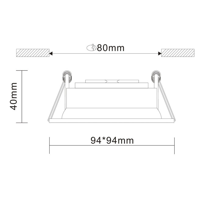 Встраиваемый светильник ST LUCE ST208.418.01