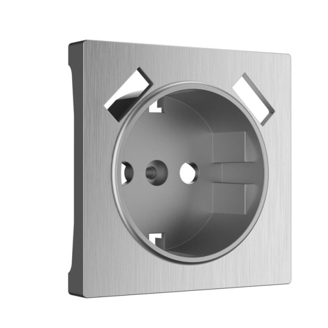 Накладка для розетки USB Werkel cеребряный рифленый W1179509 4690389159848 Накладка для розетки USB Werkel cеребряный рифленый W1179509 4690389159848