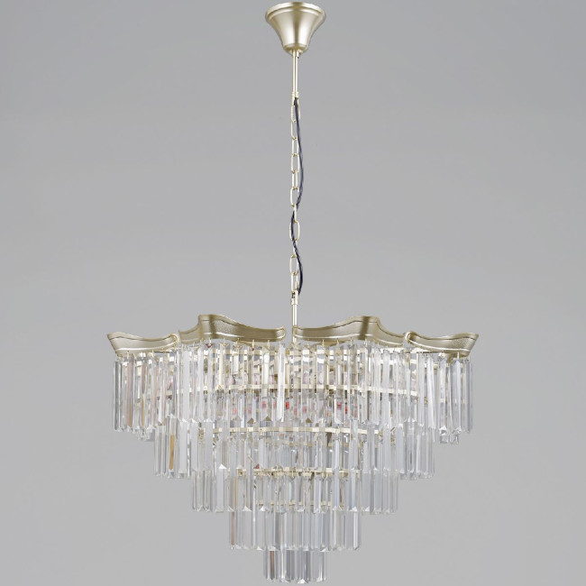 Подвесная люстра Illumico IL3575-8+4PSQ-24 GD LYRA