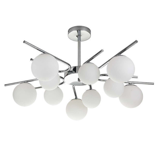 Люстра на штанге Escada Sphere 642/10P Silver