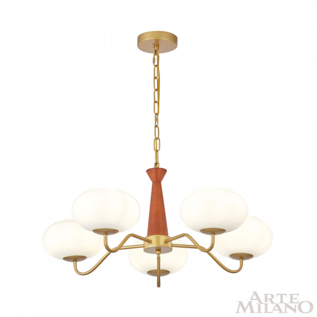 Подвесная люстра Arte Milano Napoli 310166/D680/5 BS/WD