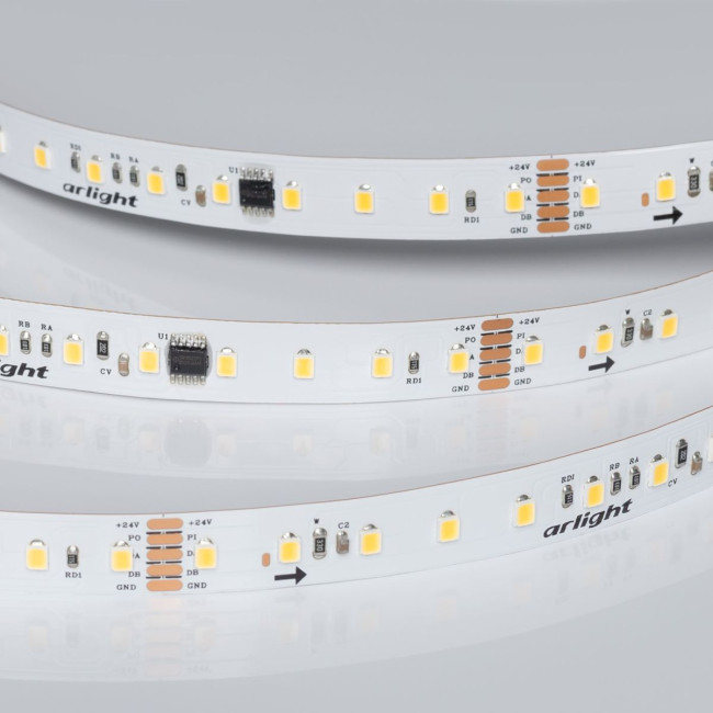 Светодиодная лента Arlight DMX-A96-12mm 24V Day4000-PX12 (14 W/m, IP20, 5m) (CRI>90) 058172 Светодиодная лента Arlight DMX-A96-12mm 24V Day4000-PX12 (14 W/m, IP20, 5m) (CRI>90) 058172
