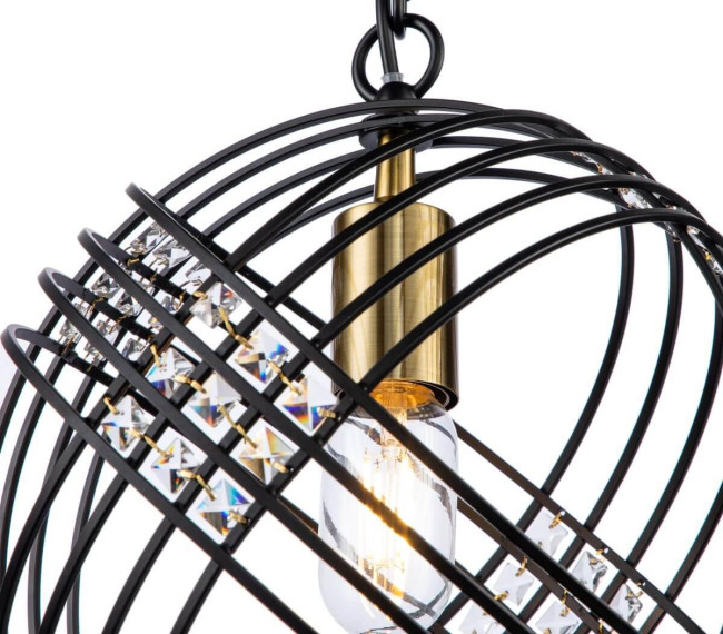 Подвесной светильник Indigo Fresco 10001/1P Black V000103 Подвесной светильник Indigo Fresco 10001/1P Black V000103