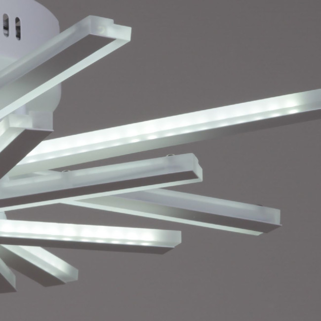 Потолочная люстра Reluce 09824-3.3-4+4 WH Потолочная люстра Reluce 09824-3.3-4+4 WH