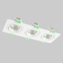 Встраиваемый светильник Crystal Lux CLT 002C3 WH V2 Встраиваемый светильник Crystal Lux CLT 002C3 WH V2