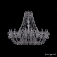 Подвесная люстра Bohemia Ivele Crystal 1409/24/530 Ni
