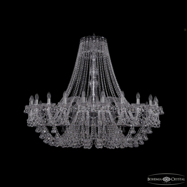 Подвесная люстра Bohemia Ivele Crystal 1409/24/530 Ni