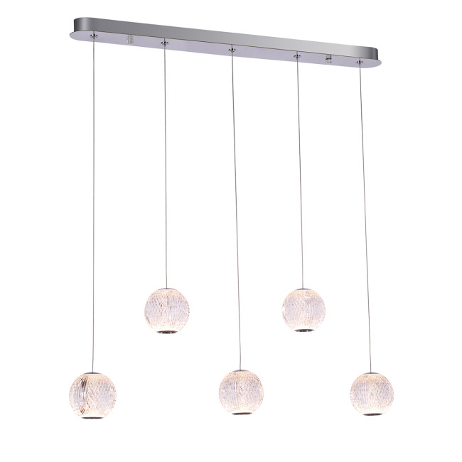 Подвесная люстра Delight Collection Elliot Diamante MD20001012-5B chrome Подвесная люстра Delight Collection Elliot Diamante MD20001012-5B chrome