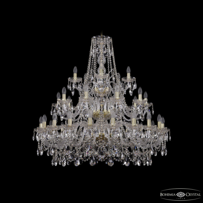 Подвесная люстра Bohemia Ivele Crystal 1411/20+10+5/400/3d G