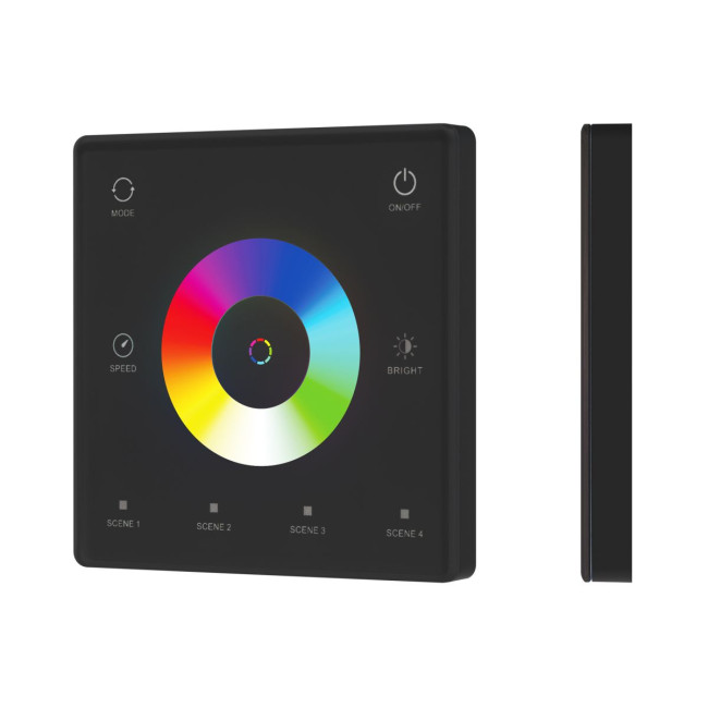 Сенсорная панель Arlight SMART-SPI-801-11-4SC-RGBW-SUF Black (3V, 2.4G) (IARL, IP20 Пластик) 061880 Сенсорная панель Arlight SMART-SPI-801-11-4SC-RGBW-SUF Black (3V, 2.4G) (IARL, IP20 Пластик) 061880