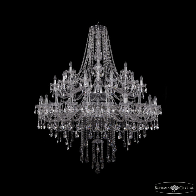 Подвесная люстра Bohemia Ivele Crystal 1415/24+12+6/530/2d Ni