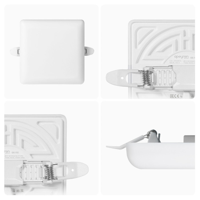 Встраиваемая светодиодная панель Apeyron FLP 06-115 Встраиваемая светодиодная панель Apeyron FLP 06-115