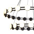 Подвесная люстра Freya Collar FR6180PL-L70B Подвесная люстра Freya Collar FR6180PL-L70B