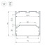 Алюминиевый профиль Arlight LINE-S-7575-3000 BLACK 041857 Алюминиевый профиль Arlight LINE-S-7575-3000 BLACK 041857