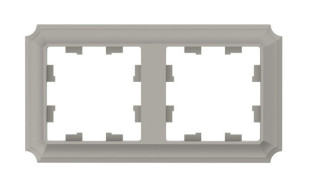 Рамка 2-ая, универсальная Systeme Electric AtlasDesign Antique Шампань ATN100502