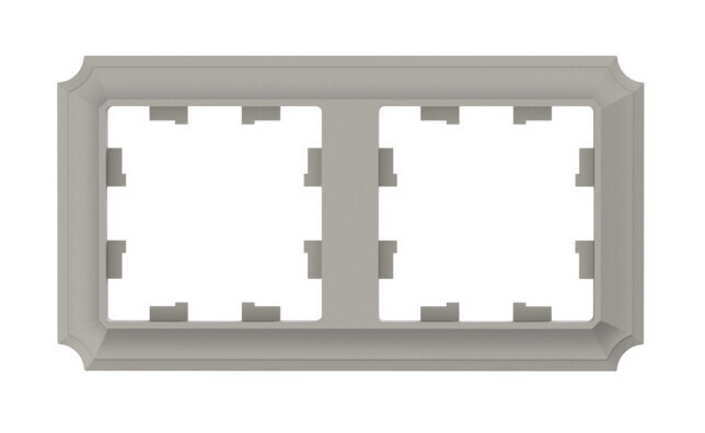 Рамка 2-ая, универсальная Systeme Electric AtlasDesign Antique Шампань ATN100502 Рамка 2-ая, универсальная Systeme Electric AtlasDesign Antique Шампань ATN100502
