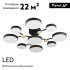 Потолочная люстра LED4U L3201-780 BK Потолочная люстра LED4U L3201-780 BK