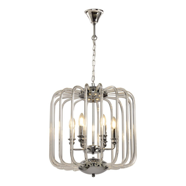 Подвесная люстра iLamp Mono P2481-6 Chrome Подвесная люстра iLamp Mono P2481-6 Chrome