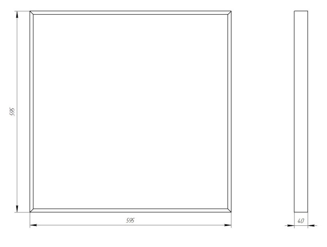 Светодиодная панель Эра SPO-910-2-65K-032 Б0046474 Светодиодная панель Эра SPO-910-2-65K-032 Б0046474
