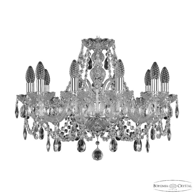 Подвесная люстра Bohemia Ivele Crystal 105/10/195 Ni Подвесная люстра Bohemia Ivele Crystal 105/10/195 Ni