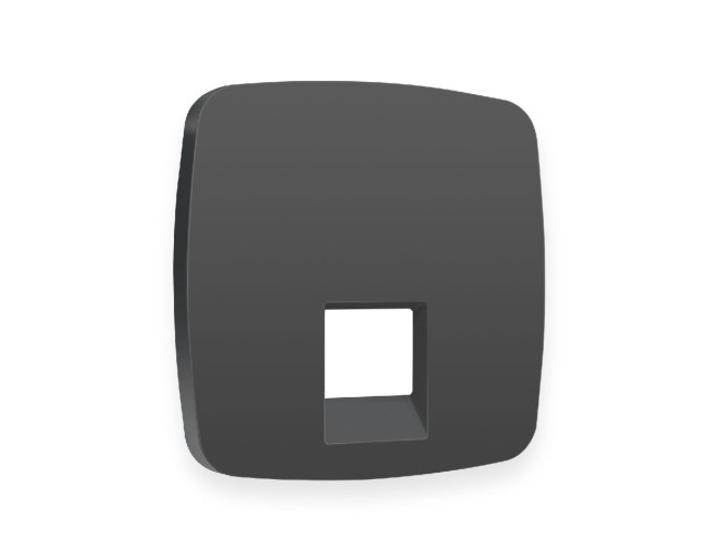 Лицевая панель для компьютерной/телефонной розетки RJ-45/RJ-11 Ambrella Volt Omega OP9120 Лицевая панель для компьютерной/телефонной розетки RJ-45/RJ-11 Ambrella Volt Omega OP9120