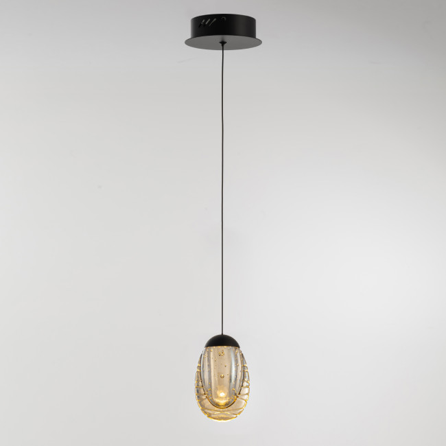 Подвесной светильник MD25090022-1A matt black/champagne Подвесной светильник MD25090022-1A matt black/champagne