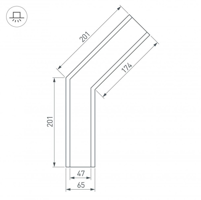 Соединитель профиля Arlight SL-LINIA 030123