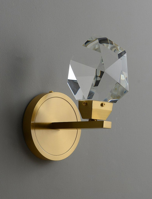 Бра Delight Collection Crystal rock II 9701W/1 brass Бра Delight Collection Crystal rock II 9701W/1 brass