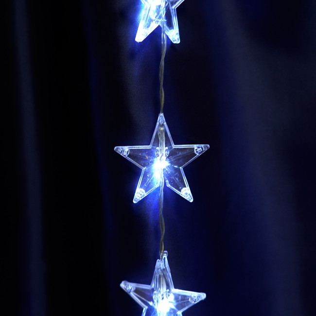 Светодиодная гирлянда занавес Звездочки Feron CL25 48608 Светодиодная гирлянда занавес Звездочки Feron CL25 48608