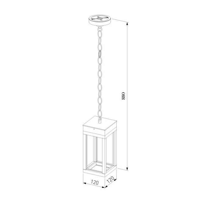 Уличный подвесной светильник Elektrostandard Frame 4690389172366 Уличный подвесной светильник Elektrostandard Frame 4690389172366