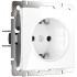 Розетка с заземлением, безвинтовой зажим Werkel белый W1171301 4690389155321 Розетка с заземлением, безвинтовой зажим Werkel белый W1171301 4690389155321