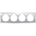 Рамка на 4 поста Werkel Diamant зеркальный W0041220 4690389158858 Рамка на 4 поста Werkel Diamant зеркальный W0041220 4690389158858