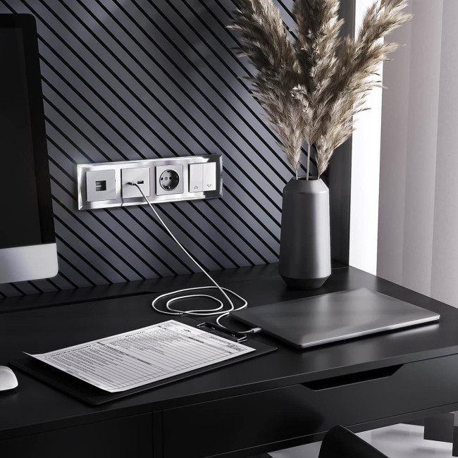 Рамка на 4 поста Werkel Diamant зеркальный W0041220 4690389158858 Рамка на 4 поста Werkel Diamant зеркальный W0041220 4690389158858