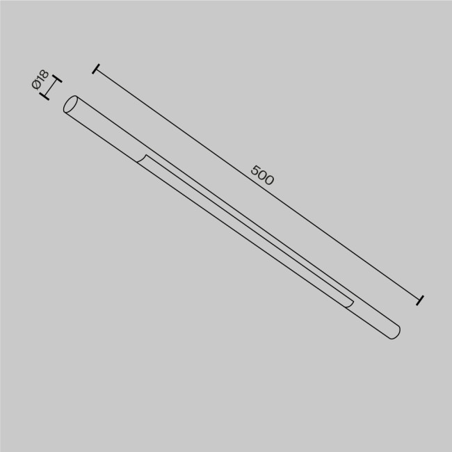 Трековый светильник Maytoni Basis C100CL-L500-12W3-6K-BS Трековый светильник Maytoni Basis C100CL-L500-12W3-6K-BS