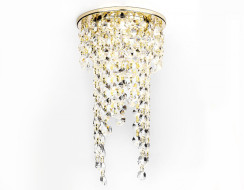 Встраиваемый светильник Ambrella Light K2071 G/CL Встраиваемый светильник Ambrella Light K2071 G/CL