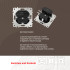 Розетка с заземлением, шторками + 2 USB Arte Milano 206.47-1.black Розетка с заземлением, шторками + 2 USB Arte Milano 206.47-1.black